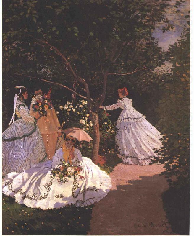 Claude Monet Women in the Garden china oil painting image
